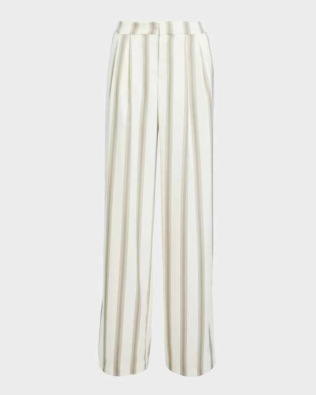 Marlowe Striped Satin Pants